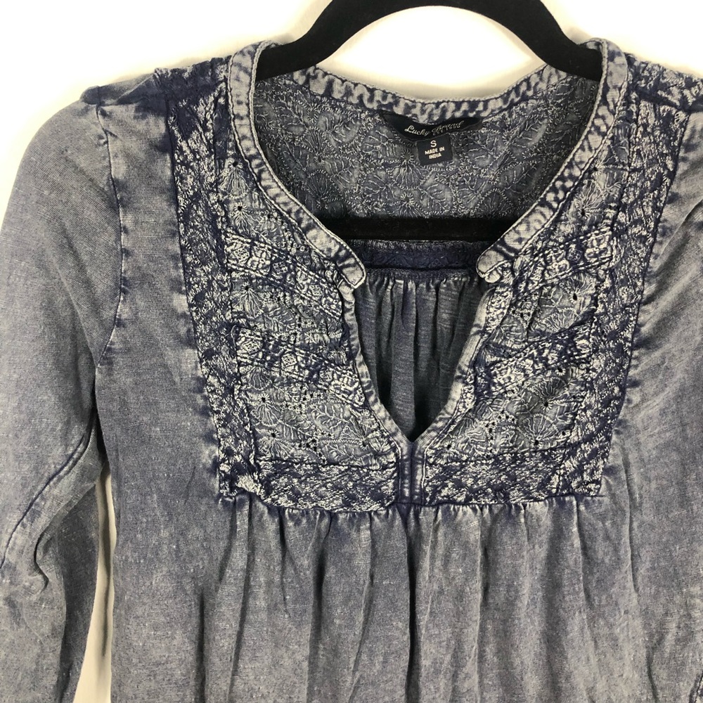 Lucky brand long sleeve top A11 - Picture 2 of 7